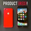 Красный iPhone 7 с черной рамкой выглядит роскошно