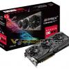 Система охлаждения видеокарты Asus ROG Strix RX 580 Gaming насчитывает три вентилятора