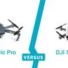 DJI Mavic Pro vs. DJI Spark — разбор полётов