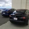 Новые снимки автомобиля Tesla Model 3 демонстрируют отсутствие приборной панели и ручку АКПП с режимом автопилота