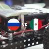 Россия — Мексика: исторический футбольный матч роботов, управляемый болельщиками через Твиттер