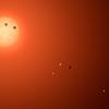 Планеты в обитаемой зоне системы TRAPPIST-1 могут быть раскалены из-за магнитного поля своей звезды