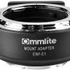 Переходник Commlite CM-ENF-E1 PRO (V06) позволяет использовать объективы с креплением Nikon F с камерами с креплением Sony E с сохранением автофокусировки