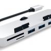 Satechi Aluminum Type-C Clamp Hub Pro — концентратор для моноблоков iMac, предлагающий удобный доступ к разъёмам