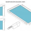 Samsung запатентовала съемные магнитные рамки дисплея
