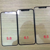 Фото дня: фронтальные панели новых смартфонов Apple iPhone, iPhone X и iPhone X Plus