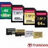Transcend представила новую широкую линейку карт памяти SD и microSD