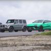 Lamborghini Urus, Tesla Model X, Mercedes-AMG G63 и RR Sport SVR: дрэг-гонка