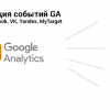 Google Analytics. Синхронизация с пикселями Facebook, VK, Yandex, MyTarget