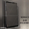 Фото демонстрирует целиком всю лицевую панель пятикамерного смартфона Nokia 9