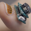 Прототип (бескорпусный) носимого беспроводного ногтевого медицинского датчика от подразделения IBM Research