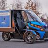 Трехколесный электромобиль Arcimoto Deliverator предназначен для курьерской доставки небольших грузов