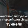 Знакомство с виртуальными интерфейсами Linux: туннели