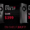 AMD решила снизить цены на видеокарты Radeon RX 5700 и RX 5700 XT ещё до старта продаж