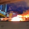 Видео дня: электромобиль Tesla на автопилоте стал причиной аварии на МКАД и сгорел