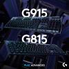Представлены механические игровые клавиатуры Logitech G915 Lightspeed и G815 Lightsync RGB