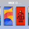 Революционный смартфон Xiaomi Mi Mix Alpha с разными обоями позирует в полный рост