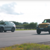 Jeep Wrangler Rubicon против Skoda Kodiaq vRS: дрэг-гонка