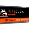 Твердотельный накопитель Seagate FireCuda 520 оснащен интерфейсом PCIe Gen4 x4