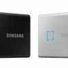 Портативный SSD Samsung T7 Touch получил сканер отпечатков пальцев и максимальную скорость 1050 МБ/с