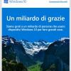 С большим опозданием число активаций Windows 10 достигло 1 миллиарда, но это не точно