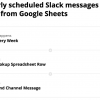 Простое Slack приложение для публикации контента из Google Sheets