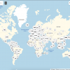 Распространение коронавируса показали на карте