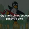 Кунг-фу стиля Linux: упрощение работы с awk