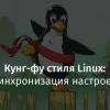 Кунг-фу стиля Linux: синхронизация настроек
