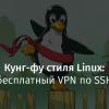 Кунг-фу стиля Linux: бесплатный VPN по SSH