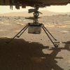 Первый марсианский вертолёт Ingenuity повис над землёй. Он готовится к отделению от Perseverance 