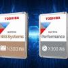 Представлены жёсткие диски Toshiba N300 Pro и X300 Pro