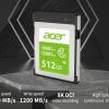В линейку карт памяти Acer Storage CFexpress Type B вошли модели объёмом 128, 256 и 512 ГБ