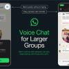 В WhatsApp запустили голосовые чаты в стиле Discord и Telegram для больших групп